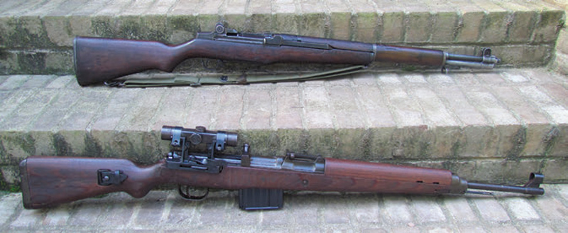 K-43-is-frequently-compared-to-the-American-M1-Garand,-but-the-German-weapon-is-a-more-practical-design