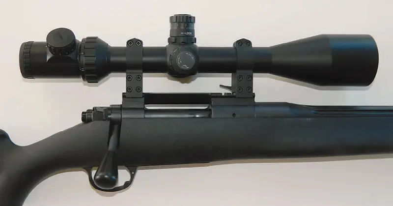 Kimber-Model-8400-Patrol-with-Millett-TRS-(Tactical-Rifle-Scope)-4-16X50-30mm-scope