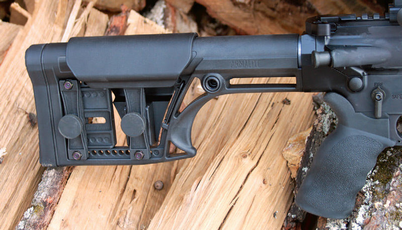 Luth-AR-buttstock-is-adjustable-for-length-of-pull-and-cheek-height