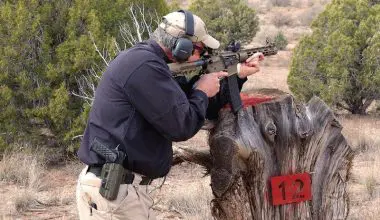 Mike-Detty-engages-300-yard-target-on-Military-Crest-with-his-AR-SBR