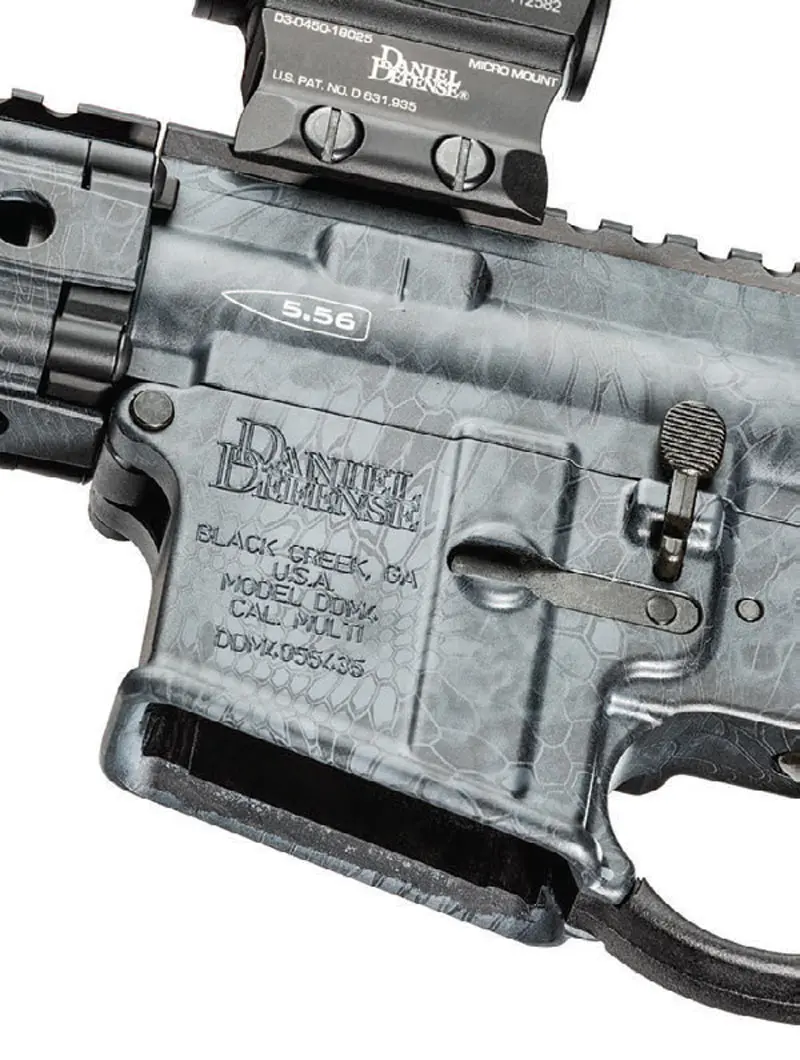 Milspec-lower-receiver-with-enhanced-flared-magazine-well