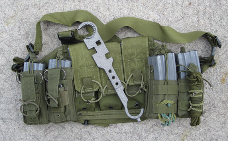 Older-CQB-Solutions-chest-ammo-carrier-with-author-added-accessory-pouches-holds-nine-magazines