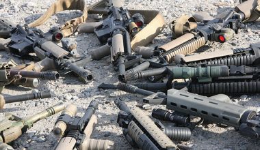 Percentage-of-BattleComp-equipped-rifles-has-recently-been-challenging-the-traditional-flash-hider,-as-this-group-of-weapons-from-an-EAG-Tactical-class-shows
