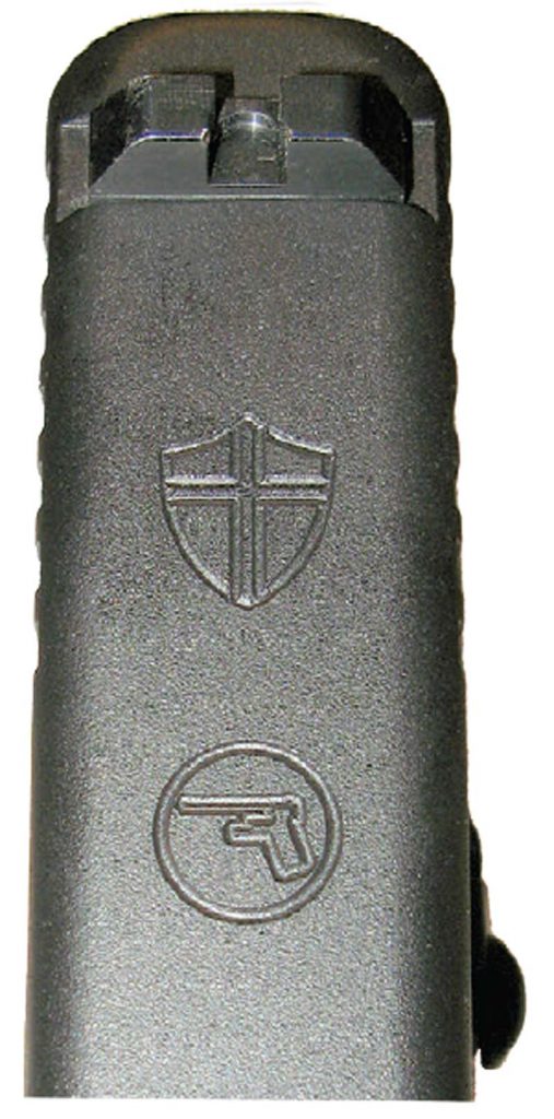 Rear-portion-of-Templar-Cerakote-treated-Gen-1-G17,-showing-Ameriglo-CAP-rear-sight