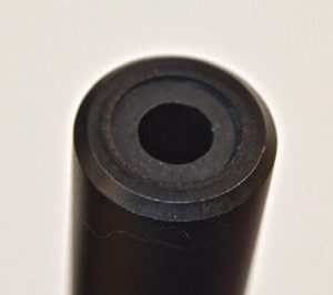 Recessed-step-type-muzzle-crown-