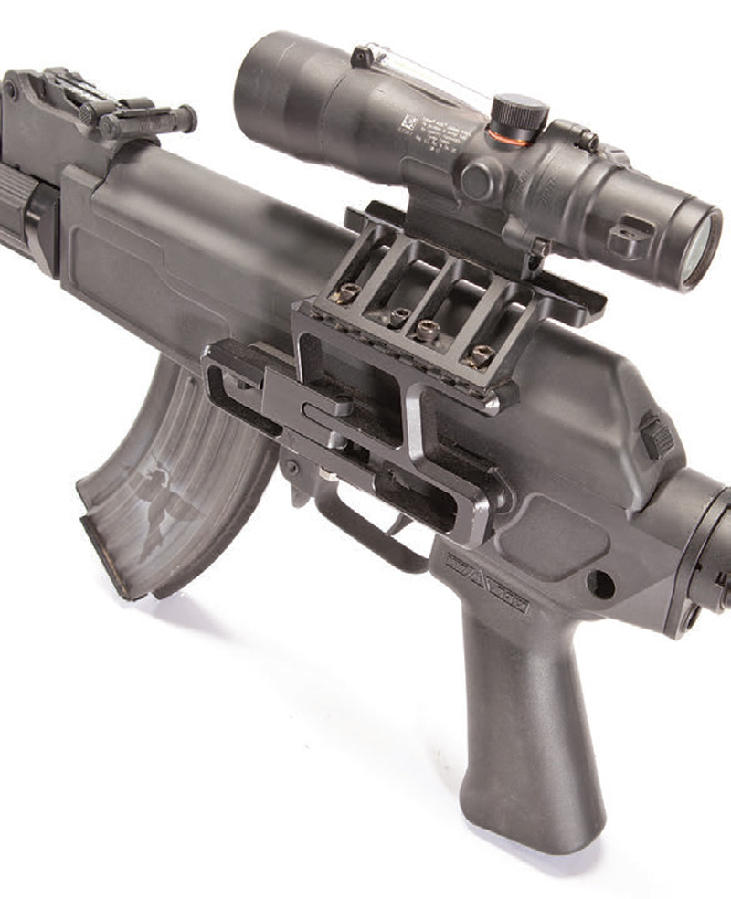 Rifle-was-fitted-with-RS-Regulate-modular-side-mount-and-Trijicon-optic