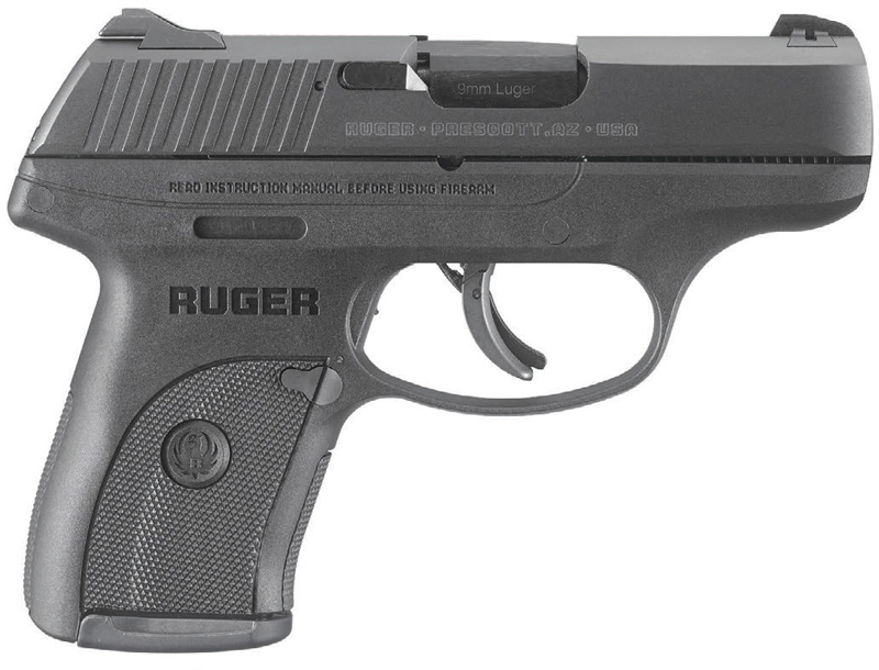 Right-side-of-Ruger-LC9s-with-flat-magazine-floorplate-in-place