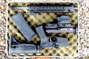 Sixteen-inch-barrel-QRB-easily-goes-into-standard-pistol-case-with-DCL-30-red-dot-sight,-30-round-magazine,-and-room-to-spare