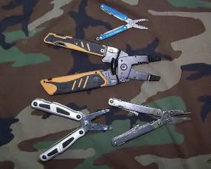 Tradesman’s-tools,-such-as-this-assortment-of-electrician’s-multi-tools