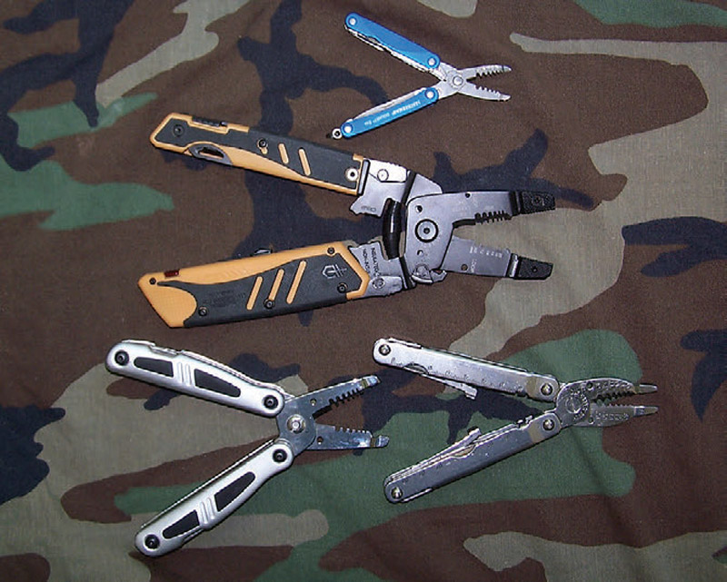 Tradesman’s-tools,-such-as-this-assortment-of-electrician’s-multi-tools
