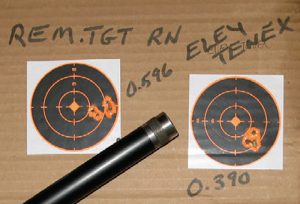 Two-of-the-better-groups—one-sub-MOA—fired-with-Magnum-Lite-rifle