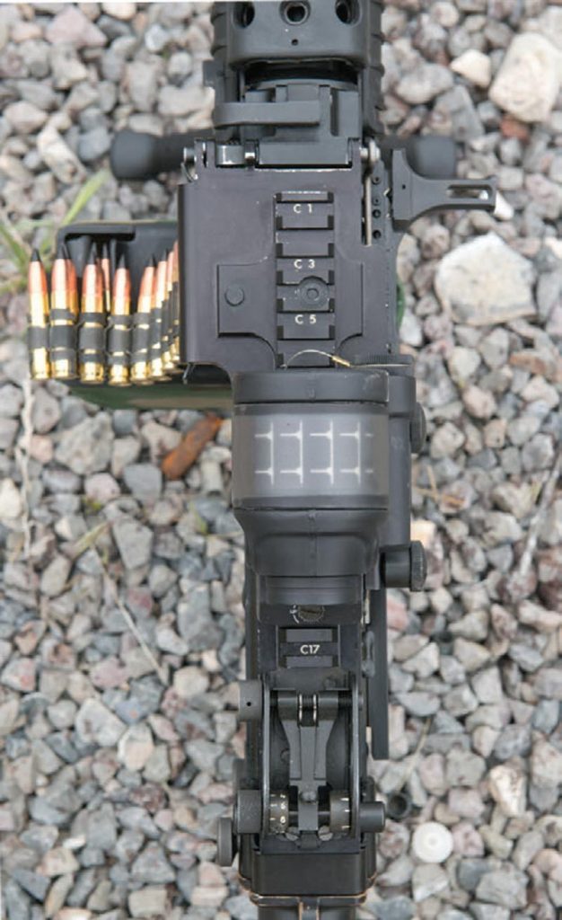 While-many-parts-are-proprietary-and-improved-for-use-in-this-configuration,-the-receiver-is-backwards-compatible-with-a-standard-M249