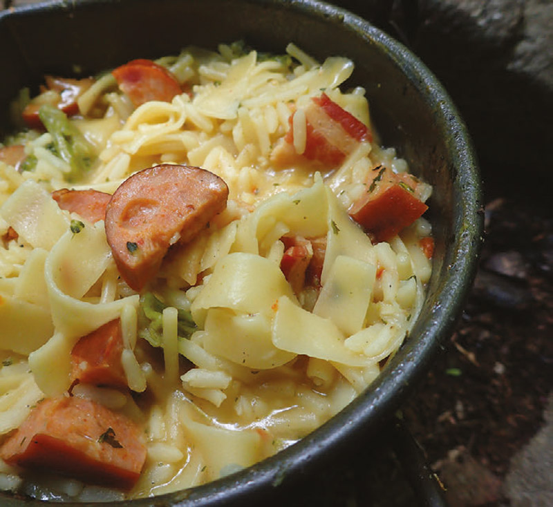 Author-has-made-a-combination-of-broccoli-and-cheddar-flavored-rice,-pasta,-and-sausages