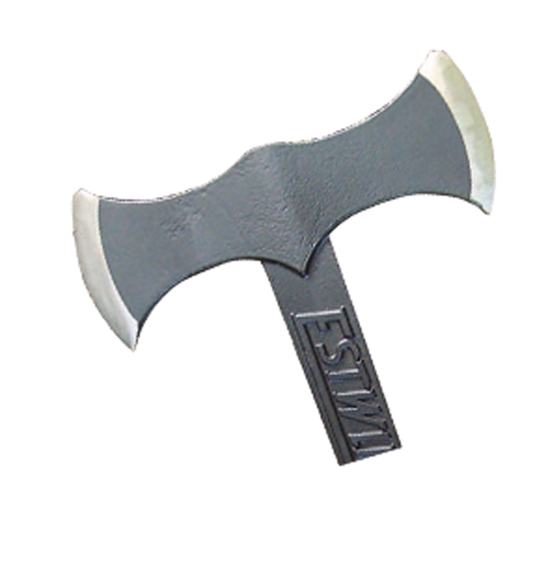 Black-Eagle-Double-Bit-Axe-is-light-enough-to-use-one-handed-for-limbing-or-when-holding-the-work-piece