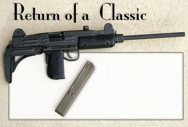 Despite-its-16-inch-barrel,-Uzi-Carbine-is-still-quite-portable-with-its-stock-folded
