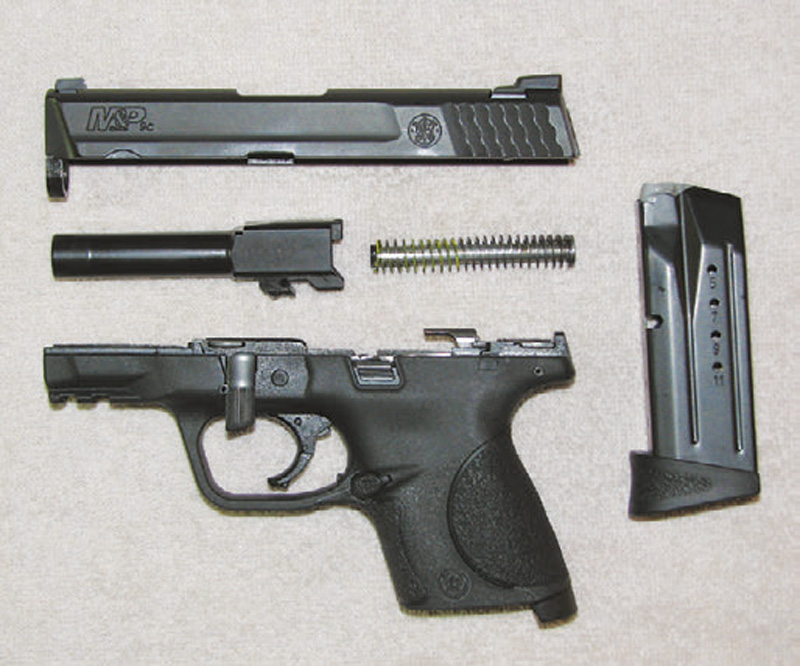 Field-stripped-S&W-M&P-includes-slide-assembly