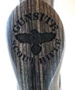Gunsite-logo-laser-engraved-on-stock’s-heel-cap