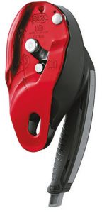 Large-Petzl-I’D-in-red-is-designed-for-½-inch-rescue-rope
