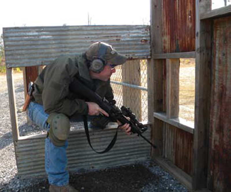 Maintaining-rifle-at-ready-and-behind-cover-is-easier-with-16-inch-barrel-and-short-A1-stock