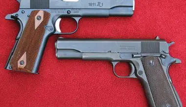 R1-(top)-with-Remington-Rand-1911A1-circa-1943