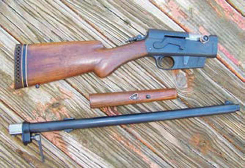 Remington-Model-8-takes-down-easily,-practically-cutting-the-rifle-in-half
