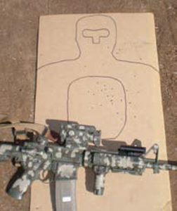 Results-of-30-round-drill-from-75-yards-with-control-SLR-15-carbine