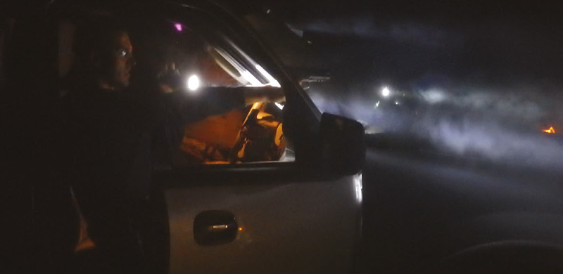 Some-low-light-vehicle-drills-used-emergency-lights-from-police-vehicle-for-added-effect