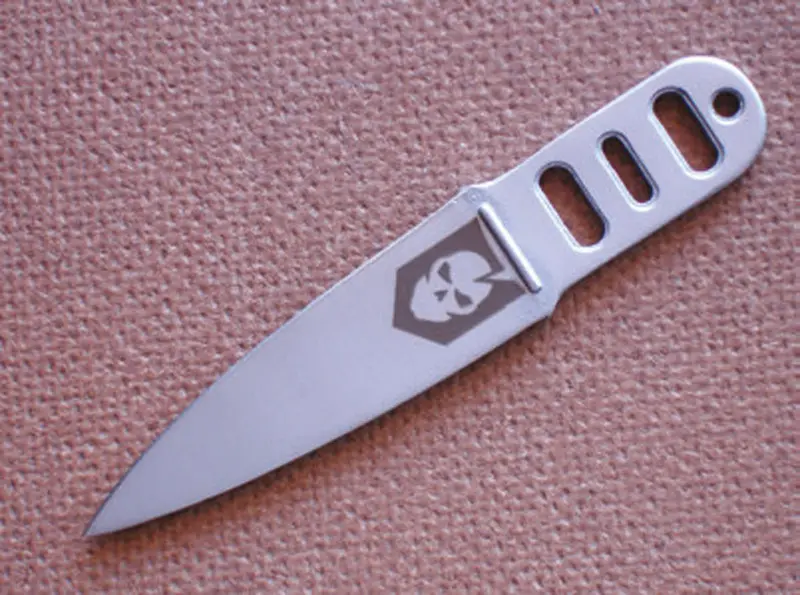 Stainless-steel-version-of-ITS-Lapel-Dagger-has-ITS-logo-laser-engraved-on-the-back-side