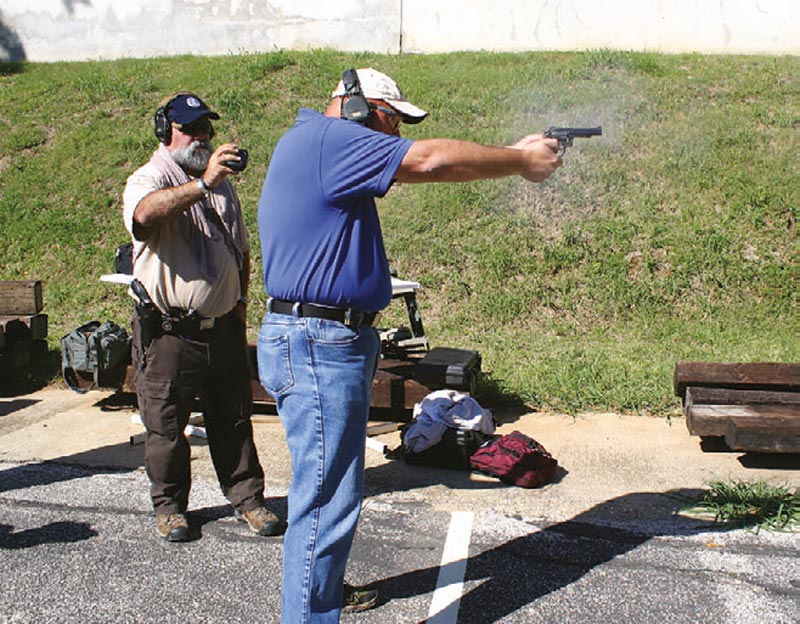 Wayne-Dobbs-and-Darryl-Bolke-demonstrate-drill-before-students-attempt-it