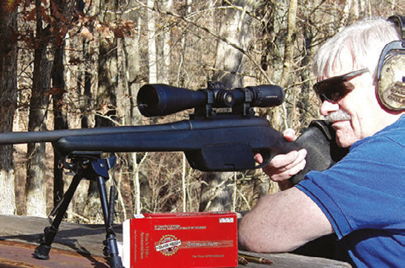Author-shoots-Steyr-SSG-04-.300-Win-Mag-with-the-Leupold-Blue-Line-scope-mounted