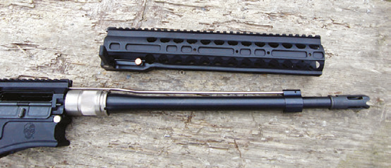 Barrel-assembled-to-receiver-and-awaiting-installation-of-handguard