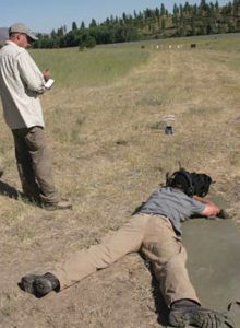 Instructor-Caylen-Wojcik-answers-a-student’s-question-about-proper-body-positioning-for-prone-shooting