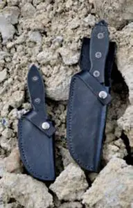 Suenami-4-and-5-show-their-four--and-five-inch-blades-with-heavy-duty-use-leather-sheaths