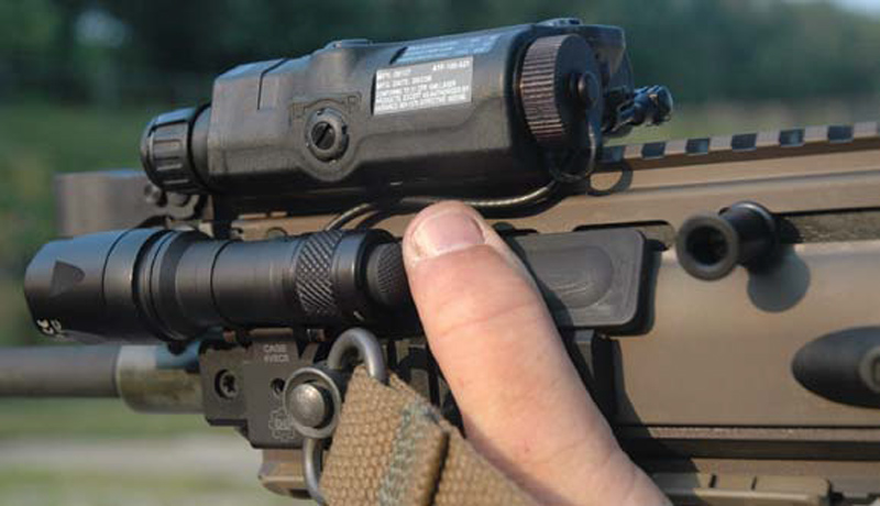 Switchology-Clint-Smith-operates-SureFire-Mini-Scout-Light-on-his-SCAR-L-with-support-side-thumb