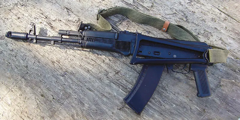 Thompson’s-semi-auto-AKS-74-with-stock-folded