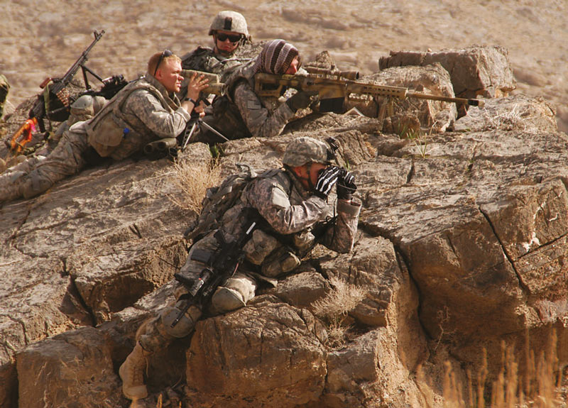 Applications-of-exercises-in-100+-Sniper-Exercises-include-work-with-the-observer,-high-angle-shots,-and-observation