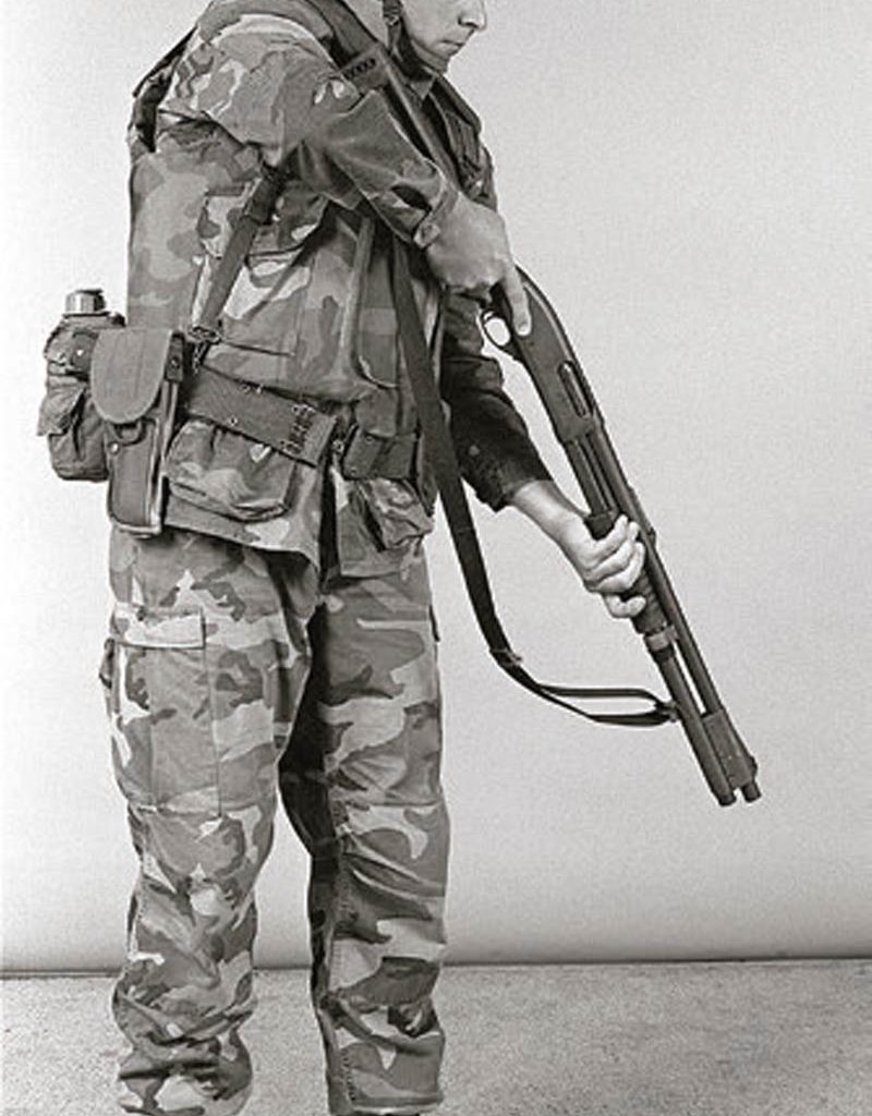 U.S.-Marine-in-ready-position-with-870,-Mark-1