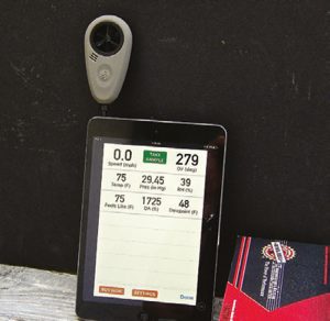 WeatherMeter-plugged-into-iPad-for-hands-free-taking-of-data